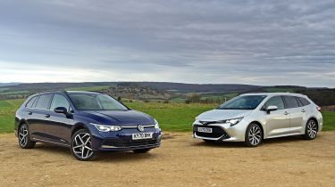 Volkswagen Golf Estate vs Toyota Corolla Touring